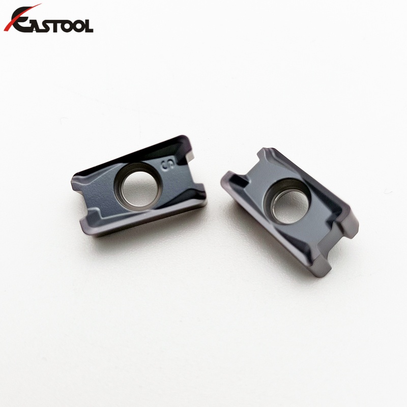 铣刀 4-11 LNPU110408SRGE/LNPU110412SRGE 带 PVD 涂层的碳化钨铣肩刀片